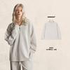 BK Half-Zip Stand Collar Sweatshirt Pants Set Men Women Casual Loose Outfit