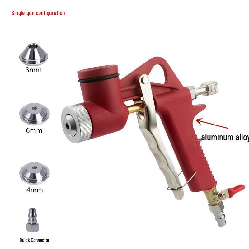Elastic Texture King 3L Red Spray Gun for Exterior Wall Paint and Cement Mortar
