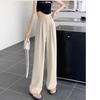High Waist Women Suit Pants Fall Straight Office Ladies Korean Fashion Trousers Casual Button Loose Female High-waisted Trousers Casual Suit Pants