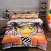 Tropical, Geometric, Sunset. Bedding Duvet Cover Sets Duvet Covers Pillowcases Gifts (1 * Duvet Cover 2 * Pillowcases, Without Duvet Insert)