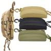 Taktické pouzdro na brýle MOLLE, lovecké nárazuvzdorné ochranné pouzdro na brýle, přenosné venkovní pouzdro na sluneční brýle - 1000D nylon