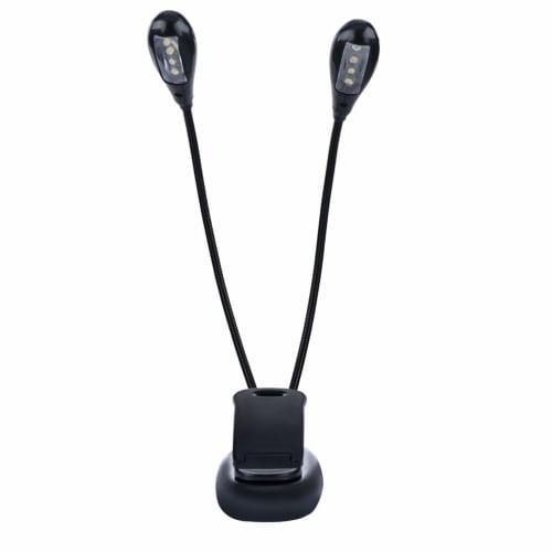 Clip-on Reading Light, Music Stand Light, Fixed, Flexible, High Brightness, Compact, for Reading, Music Stands, Musicians, and Students (8 Lights)
