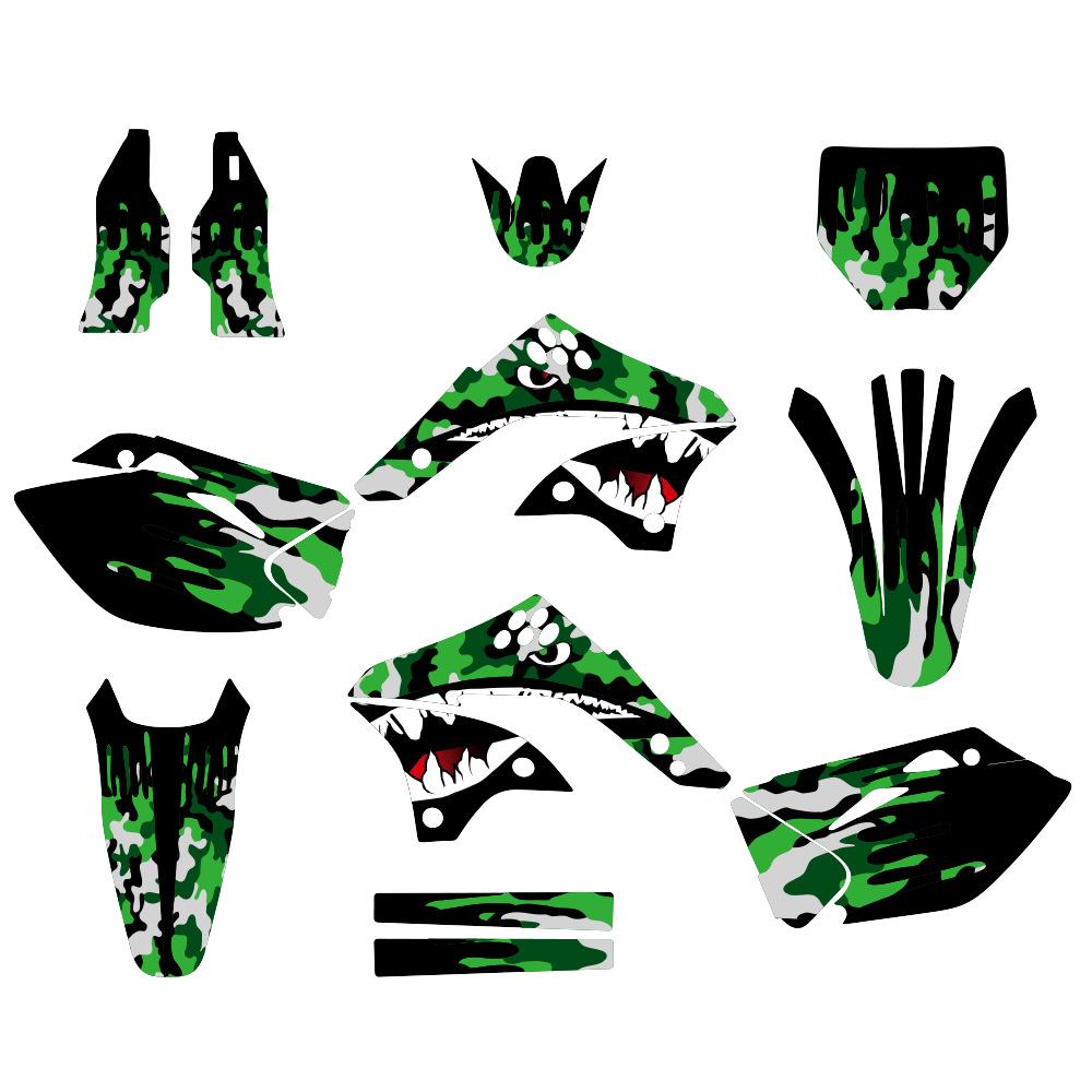 Kawasaki KX450F 06-08 Full Set Body Protection Stickers