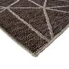 Modern Rug with Brown Triangle Pattern 160x230
