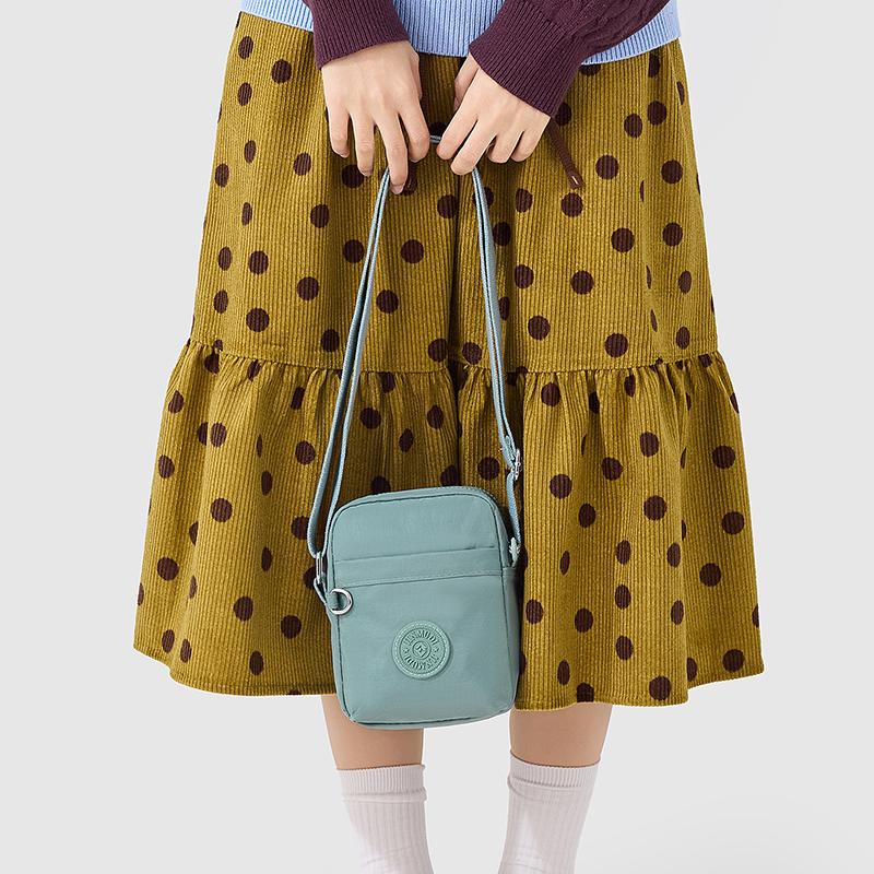 Borsa a Tracolla da Donna Multi-Scomparto in Nylon Idrorepellente Borsa a Spalla per Telefono Cellulare