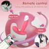 2 In 1 Penetration Vagina Vibrator Masturbation Tools for Women Tongue Licking Clitoris Stimulator Dildo Vibrator Adult Toys