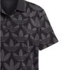 Adidas Originals Logo Print Casual Mid-Length Polo Dress Women Dresses Black II3183