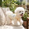 Cute Puppy Short Shirt Breathable Pet T-shirt Casual Pet Sleeveless Pullover  Spring Summer Season