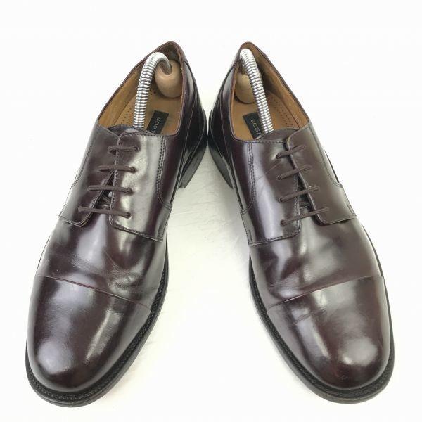 USA Bostonian Leather Straight Tip Shoes [26.5/Red Brown] Business Shoes(USED)