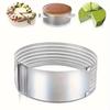 Adjustable Stainless Steel Cake Slicer 9 To 12 Inch Layered Cake Divider Baking Tool for Even Cake Cutting and Layering