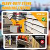 Cleme Verticale pentru Ridicare Piatră 770LBS, Cleme pentru Transport Plăci de Granit, Cleme Robuste pentru Transport Piatră Dimensiune Deschidere 2-4-6 inch