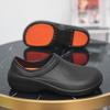 Nicht poröse Lochschuhe Herren rutschfeste verschleißfeste Gummi Arbeitsschuhe Hotel Kantine Restaurant wasserdichte Kochschuhe Herren