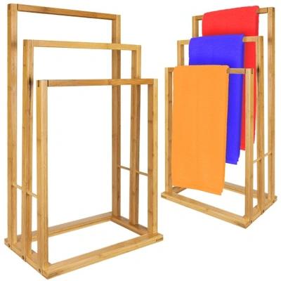 Bathroom rack, wooden, bamboo, ladder, shelf, universal