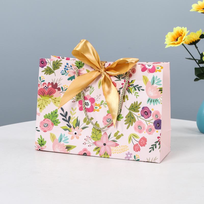 Gift, Cosmetic & Shopping Paper Bags with Bow Handles