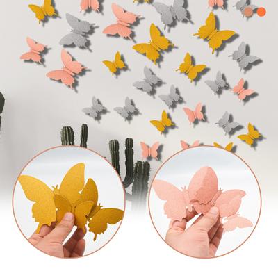 Stereo Spiegel Schmetterlingsdekoration Schmetterling DIY Heimspiegel Wandaufkleber