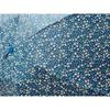 No-brand item ladies folding umbrella compact lightweight cute floral pattern blue