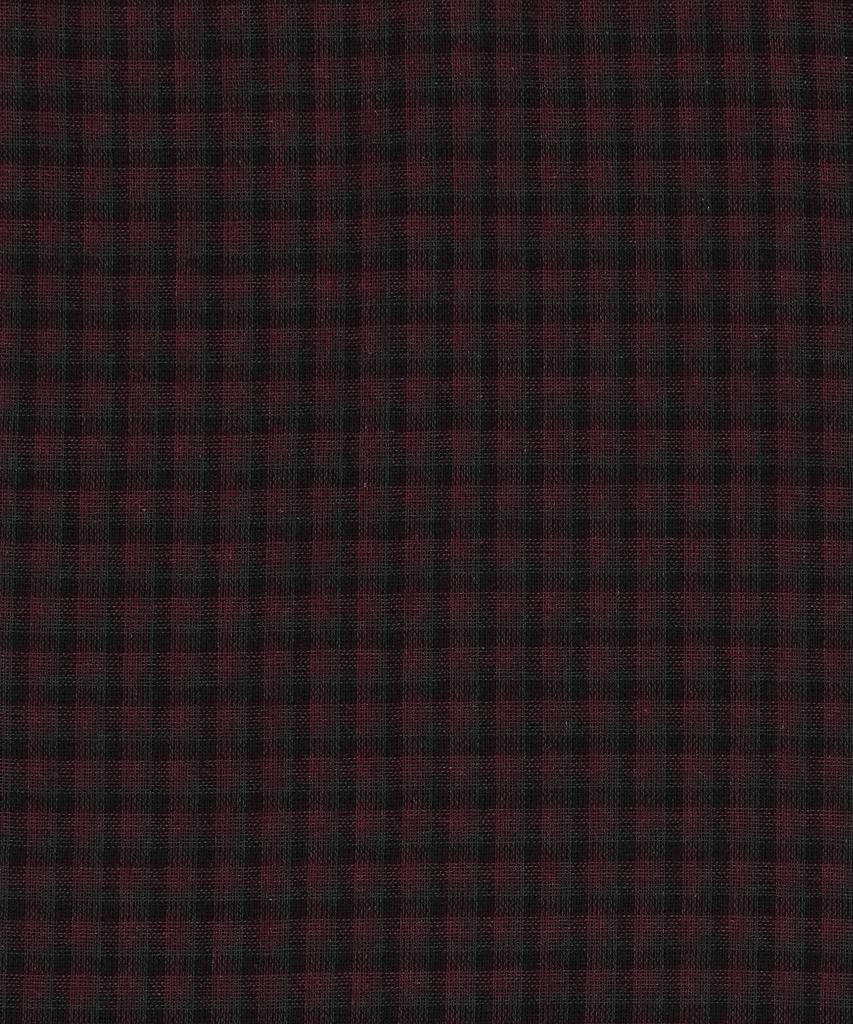 SLOWACID Gingham Check Short Sleeve Shirt [Red]