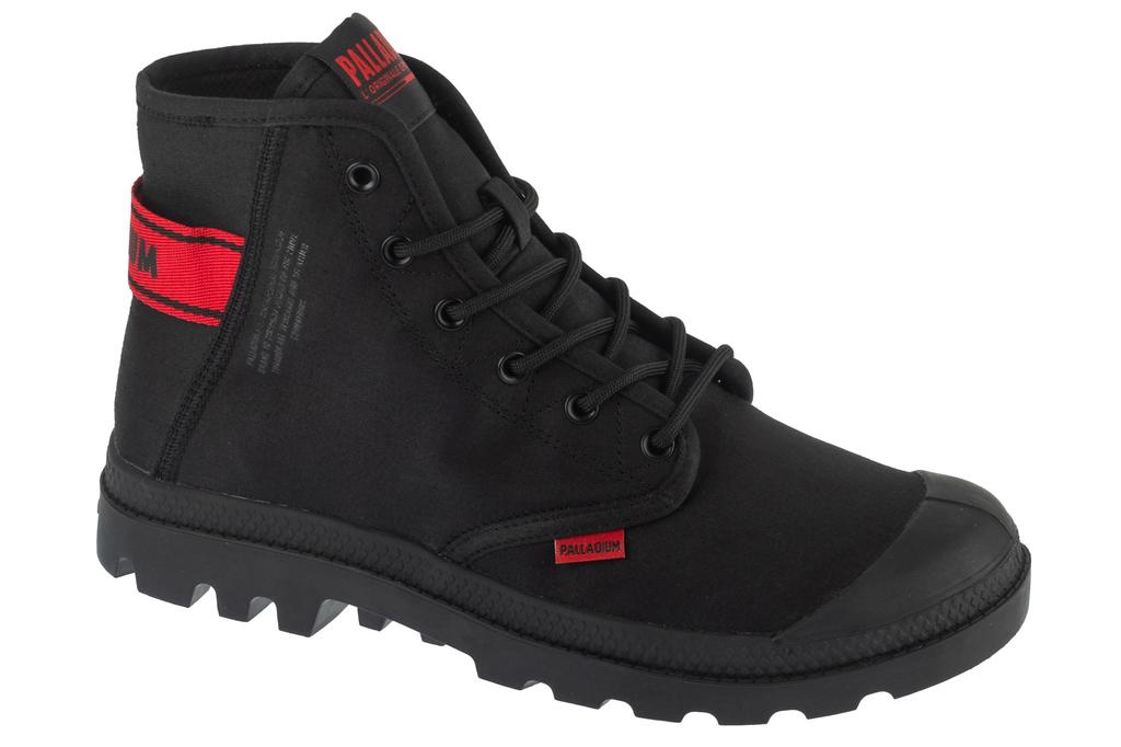 Palladium Pampa Hi Dare II, Mens Black Sneakers