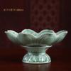 1PCS Ceramic Fruit Plate Ornament Household Buddha Hall Offering Plate Buddha Utensils and Supplies
