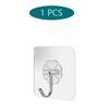 Hooks Wall Bathroom Accessories Improvement. Clothes Hook Fixture Hanger for Strong Self-adhesive Hardware Home