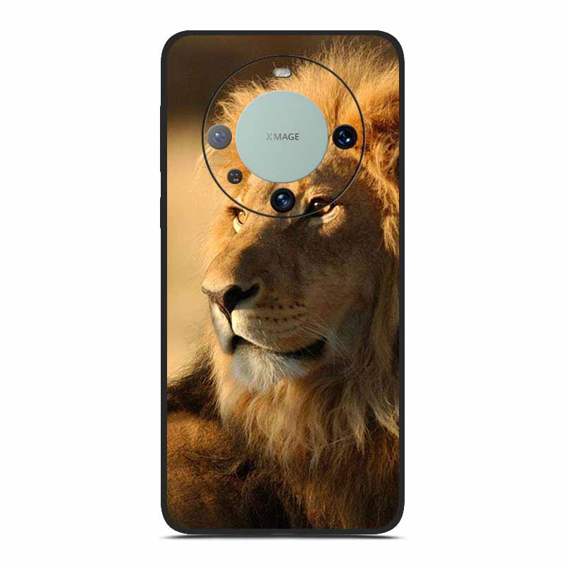 TPU Soft Phone Case for Huawei Mate 60 Funda Silicone Luxury Back Cover for Huawei Mate 60 pro Capa Animal Lion Dinosourus