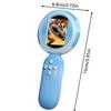 8 LED Lights Digital Microscope 100X Mini Microscope Handheld Magnifying Glass  Gifts for Kids