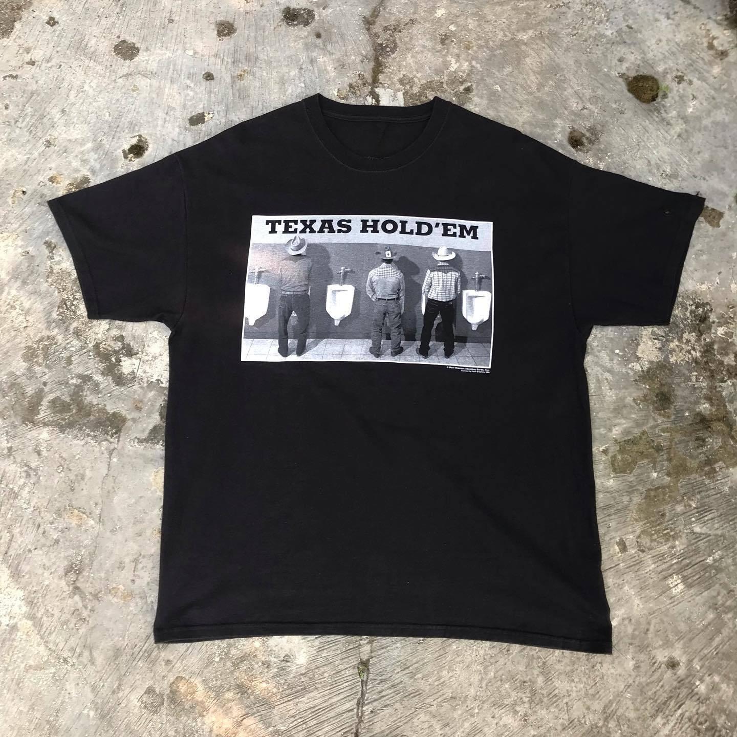 

Новые футболки с коротким рукавом TEXAS HOLD EM для мужчин и женщин с нишевым чувством дизайна из чистого хлопка, летняя спортивная одежда 4XL