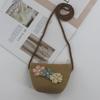 2025 Cute Summer Kids' Mini Woven Wheat Straw Crossbody Beach Bag