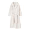 Extra Plush Double-Sided Coral Fleece Bathrobe - Unisex, Plus Size, Ultra Long & Thick for Autumn/Winter