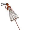Romantic Garden Decor Metal Elegant Lady Trellis for Climbing Plants Weatherproof Plant Support Stake Iron Vine Pergola Decorative Woman Silhouette