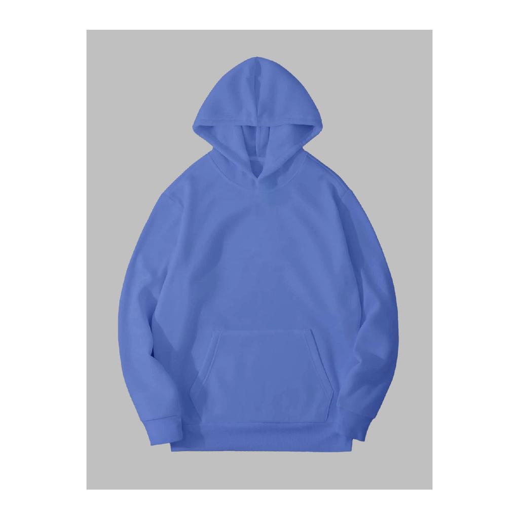 Unprinted Black Pocketed Sweatshirt Hoodie (school Sweatshirt)