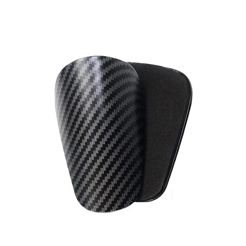 1Pair Carbon Fiber Mini Soccer Shin Guards Football Shin Support Mini Football Shin Board Protective Equip Kids Adults XS（old）