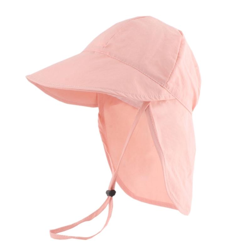 Children Wide Brims Sun Protective Hat Breathable And Adjustable Fisherman Hat For Beach Camping And Fishing Wear