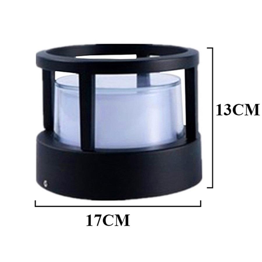 7/12W Outdoor Modern LED Post Light Waterproof LED Fence Deck Column Cap Lamp Villa Garden Balcony Porch Stigma Light