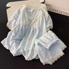XS-5XL 110kg Plus Size Pajamas with Chest Pads Women Summer Short Sleeves Sleepwear Princess Style Loose Loungewear Two-Piece Set
