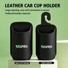 Für Skoda Leder Auto Wasserbecherhalter Innen Getränkehalter Organizer Zubehör Fabia 1 2 Octavia a7 RS Superb Rapid Yeti Karoq