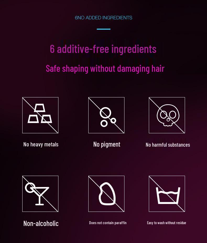 Heiß verkaufende graue Haarwachs-Knete für das Styling von Männern