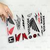vdbn2 FOR HONDA RACING Waterproof Reflective Scratch Cover Sticker Universal Decor Decal For Car Motorcycle Helmet Refrigerator
