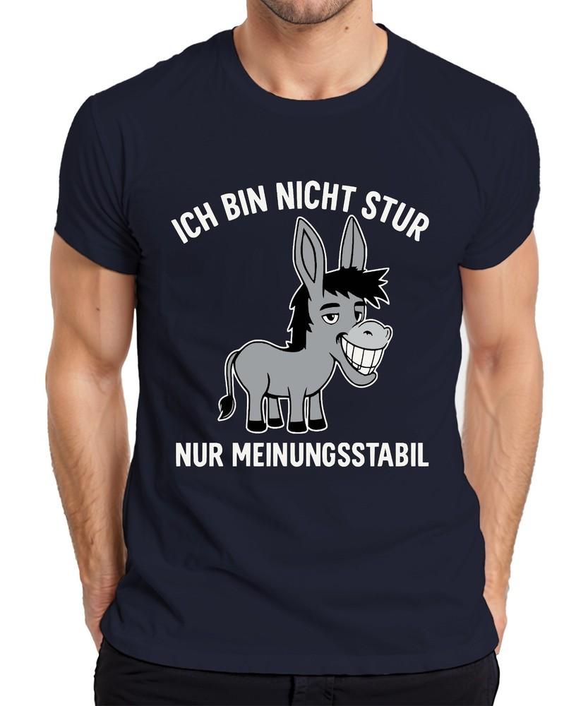 Im Not Stubborn Just Opinionable Donkey Funny Saying Humor Unisexs Tshirt S