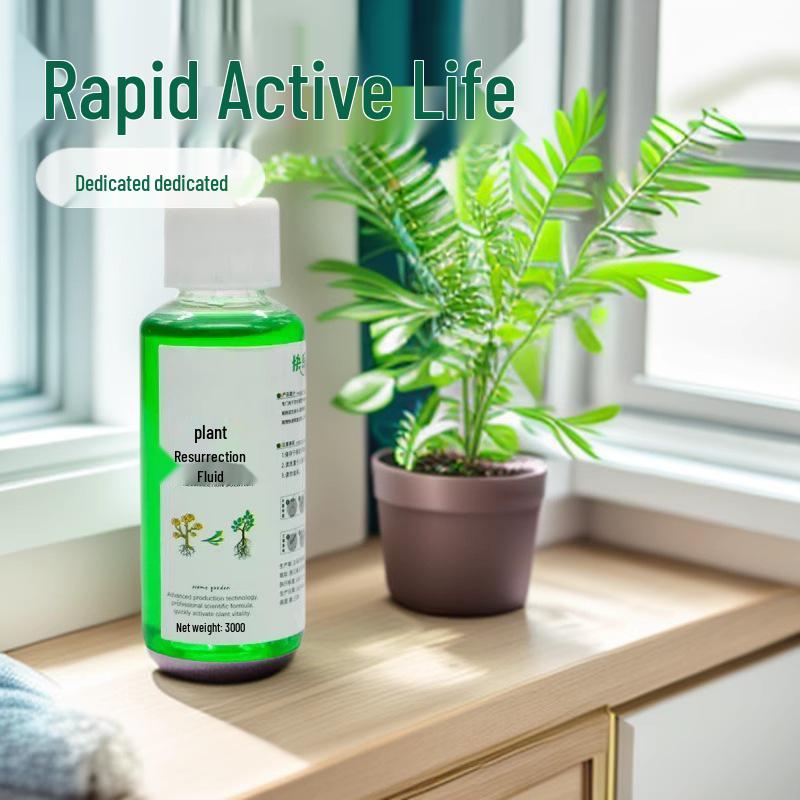 Solución Nutritiva Revitalizante Universal para Plantas - Para Rosas, Árboles del Dinero y Plantas en Maceta - Promueve el Crecimiento y Revitaliza las Hojas Amarillentas.