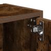 Bookshelf Smoked Oak 40 X 24 X 77 Cm Engineered Wood