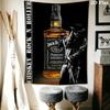 Jack Daniel'S Timeless Classic Tapestry Wallmounted Background Cloth Background Wall Hanging Cloth Wall Decoration Atmospheric Background Cloth