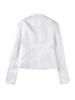 Women's V-neck Jacket Women's Solid Color Single Breasted Jacket Ladies' Waist Cinched Suit 2026
