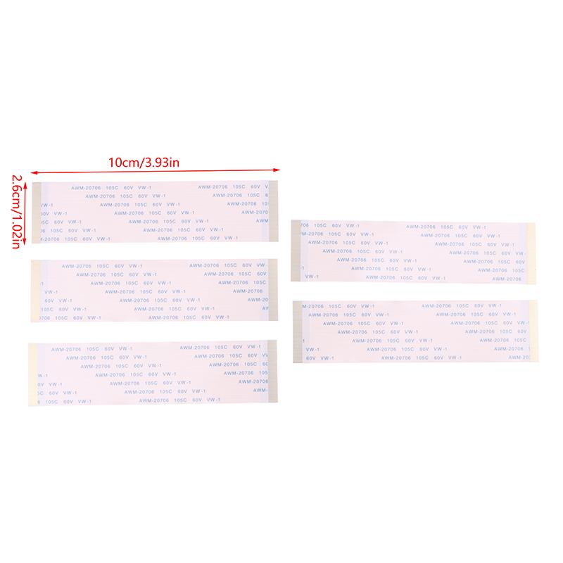 5Pcs Gold-Plated FFC Flat Flexible Cable AWM 20706 105C 60V VW-1 0.5MM Pitch 50/55/60/64/68/80 Pin