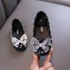 Autumn new style ladylike baby girl children's princess rhinestone single shoes leather shoes dance performance shoes