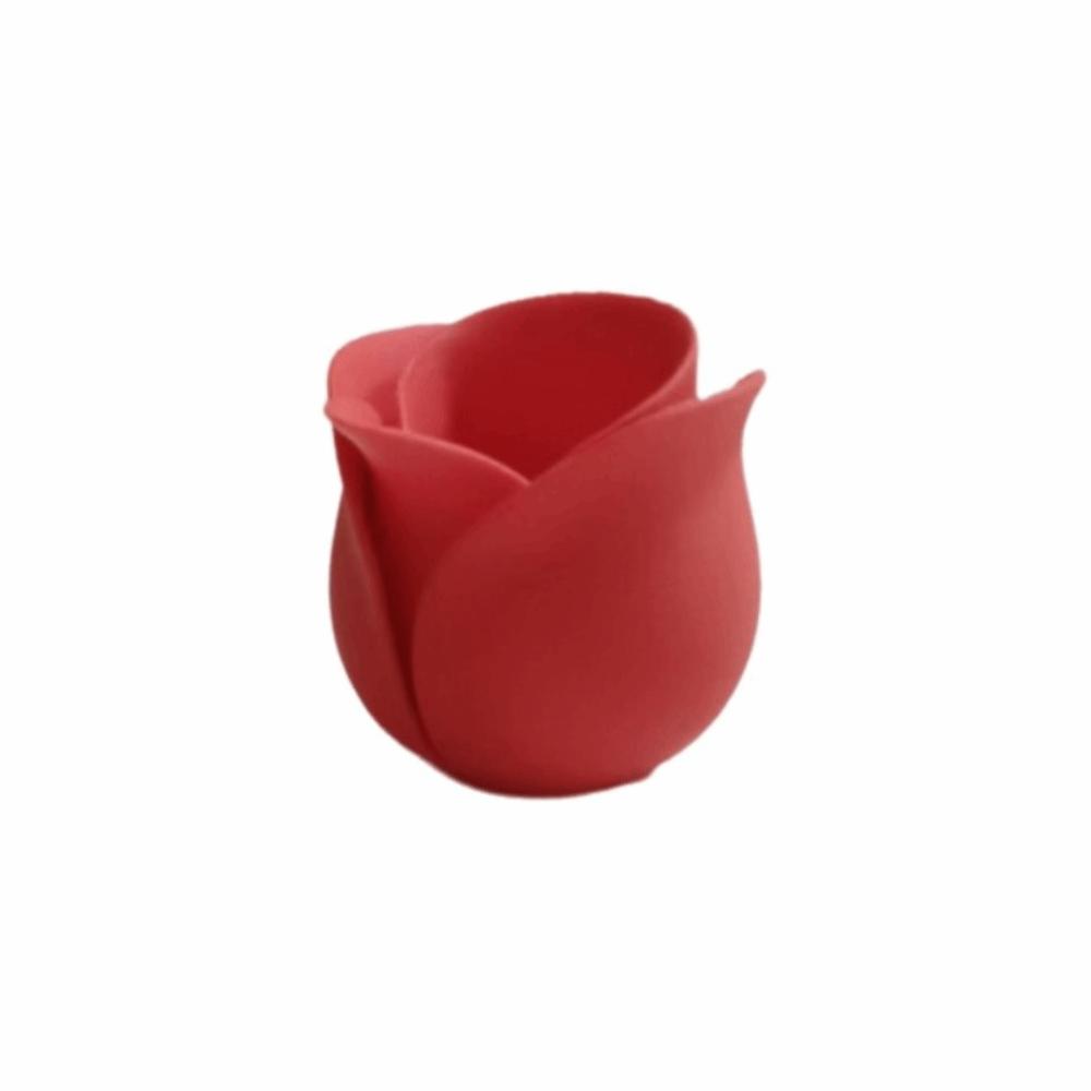 

Plastic Mini Rose Shape Pots Cute Green Onion Pots Modern Flowerpots Indoor Plants красный