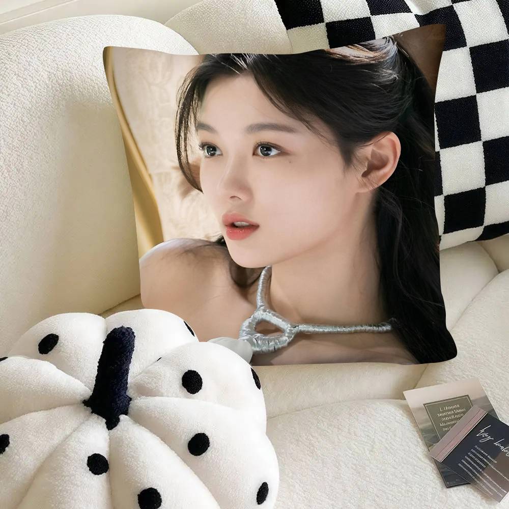 Kim You Jung Korean Actors Pillow Case Square Pillow Bedroom Sofa Leisure Comfort Cushion Car Home Decoration