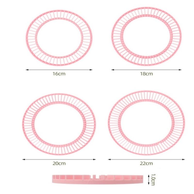 Round Pattern Cookie Cutter Mould Fruit Shape Biscuit Stamp Embosser Steamed Bun Bread Hand Pressed Mold Baking Gadgets