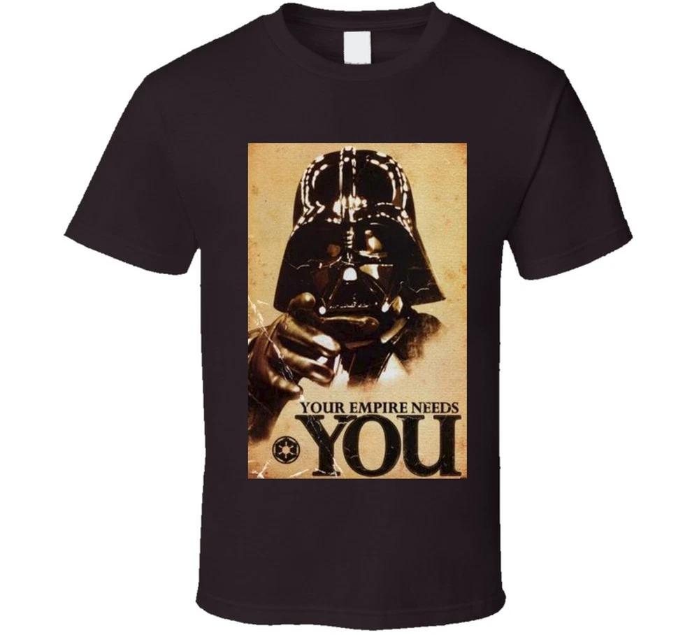 Star Wars Your Empire Needs You TShirt Darth Vader Uncle Sam Inspired Cool Sci S