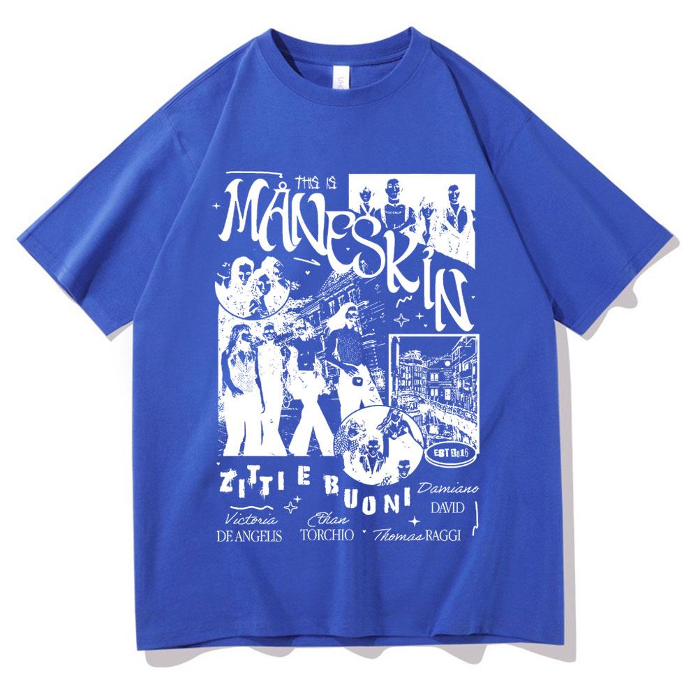 

Italian Rock Band Unisexeskin T Shirt Music Album Print T Shirt Unisex Women Retro Hip Hop Oversized Tshirts Harajuku Cool Streetwear S
